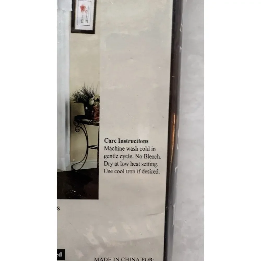 2 NEW Batiste Sheer White Panel 54